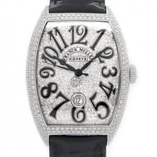FRANCK MULLER Tonneau Curvex 8880BSCDT Date SS After Diamonds Men Automatic