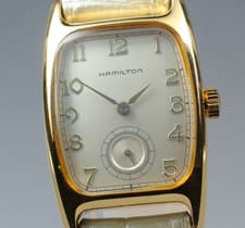 [NEAR MINT] HAMILTON Bolton 6186 Beige Dial 23mm Unisex Watch Quartz from JAPAN