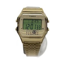 Import duty included for US buyers  Timex Quartz Digital Watch Stainless Steel 4