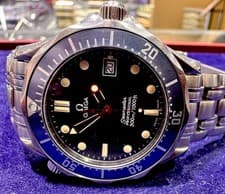 OMEGA Seamaster Pro Blue Dial 41mm Automatic Men's Watch 🔥