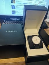 Christopher Ward C9 Harrison Big Day-Date is a 43mm w gold hans and index very r