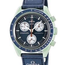 OMEGA Speedmaster Bioceramic Moonwatch Mission On Earth SO33G100 Men's #HD668