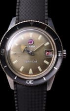 RADO Captain Cook 1962 Automatic Diver Watch AS1700 Serviced Steel Very Good