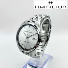 Hamilton Jazzmaster H324510 Silver Watch Used From Japan