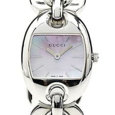 GUCCI Watches 121.5 Quartz pink Shell dial Women 【Used】