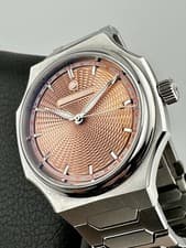 ATELIER WEN PERCEPTION 2.0 Salmon Dial 40mm Automatic Côtes de Genève 904L Steel