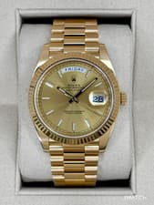 2020 Rolex Day-Date 40mm 228238 Presidential 18kt Yellow Gold Champagne Dial