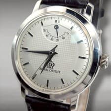 Near Mint Royal Orient Solid Silver 925 EG08-C0 Guilloche