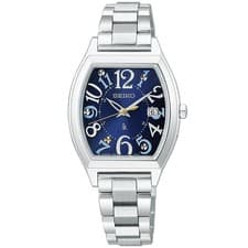 SEIKO LUKIA Happy Collection SSQW103 Analog Women's Watch Blue Silver Liberty