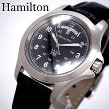 Hamilton Khaki King Day Date Quartz Watch Mens H644510 Limited Crown Logo