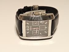 VINTAGE ELEGANT MEN'S RECTANGLE 34mm SWISS CHRONOGRAPH QUARTZ WATCH "DOXA"