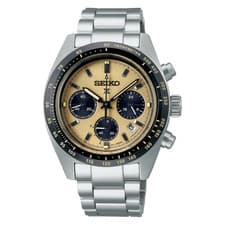 Seiko Prospex Speedtimer Solar Chronograph Gold Men's Watch - SSC817