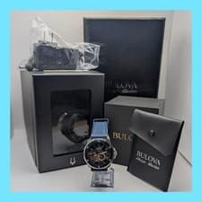 Bulova Marine Star Automatic 98A303 44mm Watch Winding Accessory Box