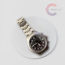 Hamilton Khaki H685820 Men's 39mm Black Dial Chronograph Quartz Watch Working