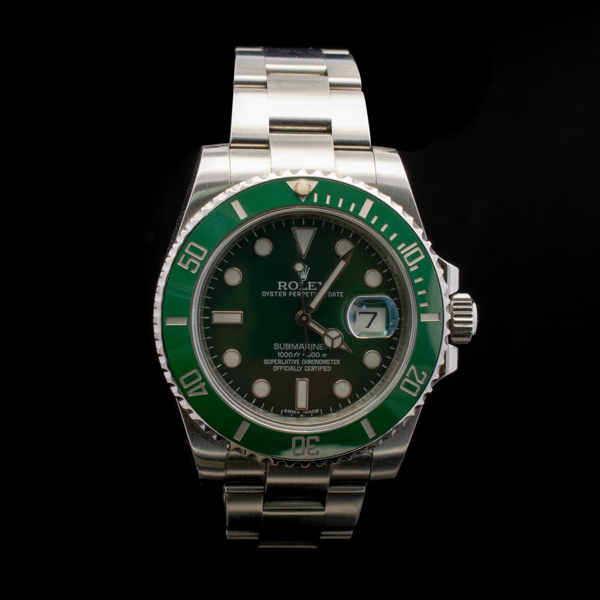 Rolex Submariner Date | “Hulk” Green Dial & Green Ceramic Bezel |  Ref. 116610LV
