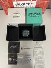 Omega x Swatch Mission On Earth - Polar Lights MoonSwatch Brand New With Receipt