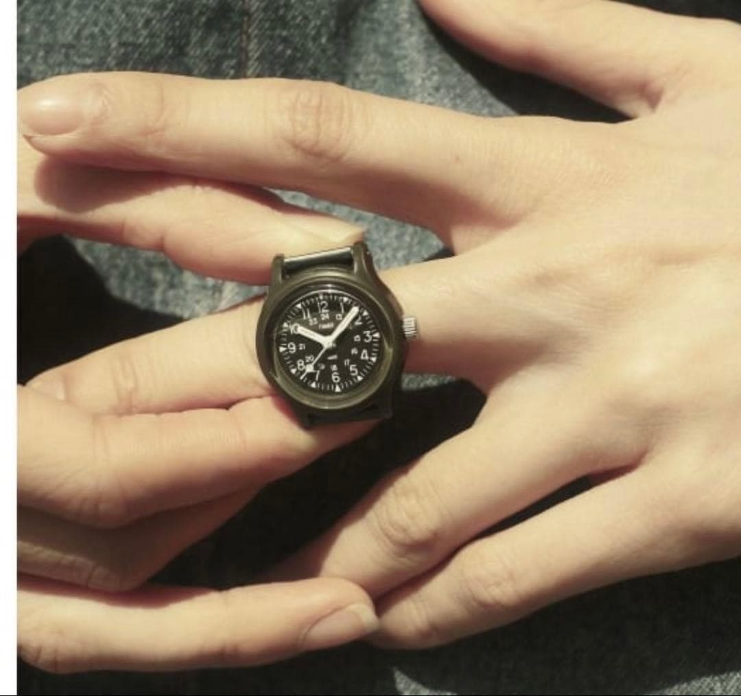 TIMEX RING WATCH Camper by BEAMS BOY - One Size, Unique Design