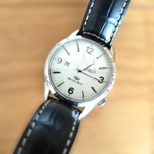 ORIENT STAR FD0A-C0 CA Automatic Watch Power Reserve Steel Leather Round Japan