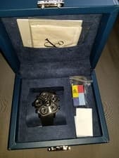 Jacob & Co Grand 5 Time Zone Watch Unused Condition Quartz 5-Zones Center Dial
