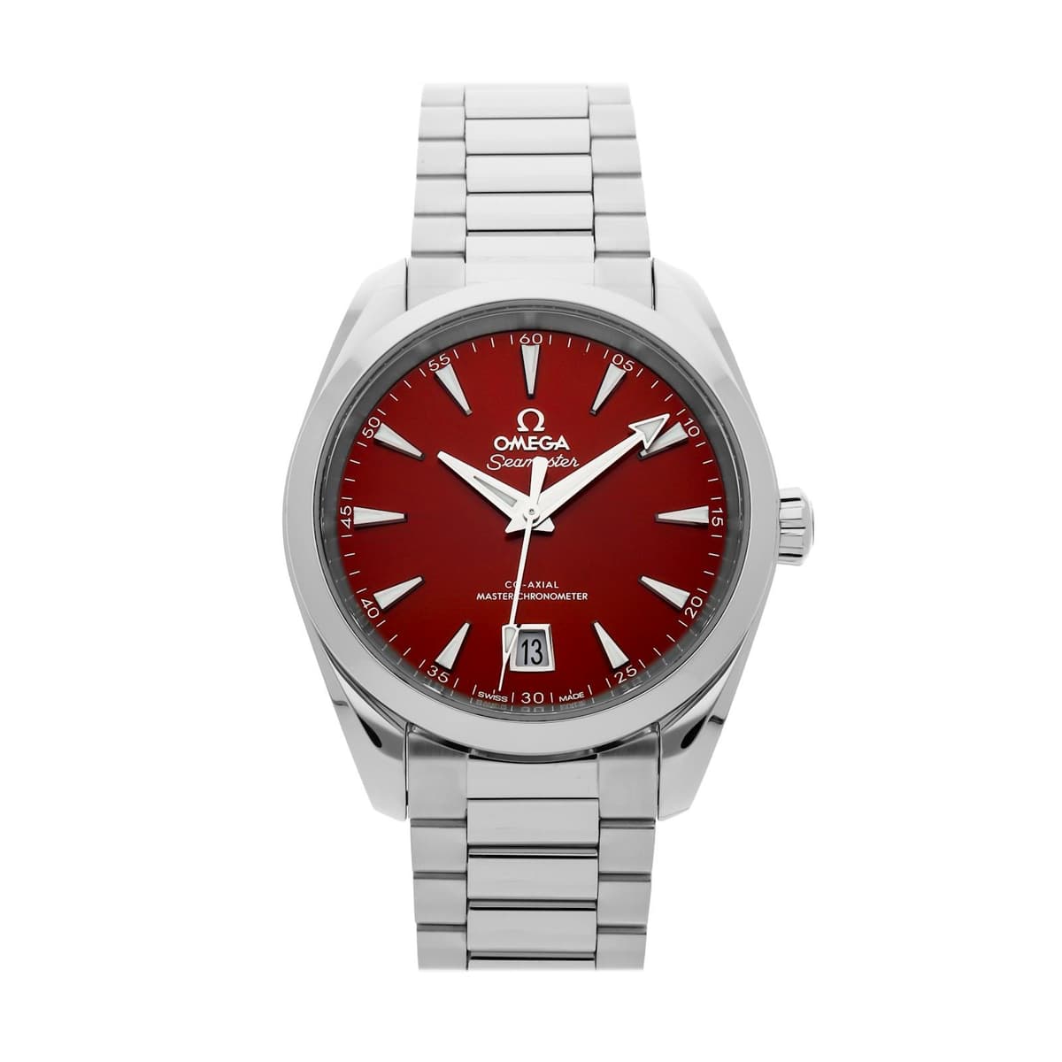 Omega Seamaster Aqua Terra Shades Steel Auto 38mm Red Watch 220.10.38.20.13.003