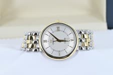Omega De Ville Wristwatch Stainless Steel & Gold Ref 7314.31.00 Box & Papers