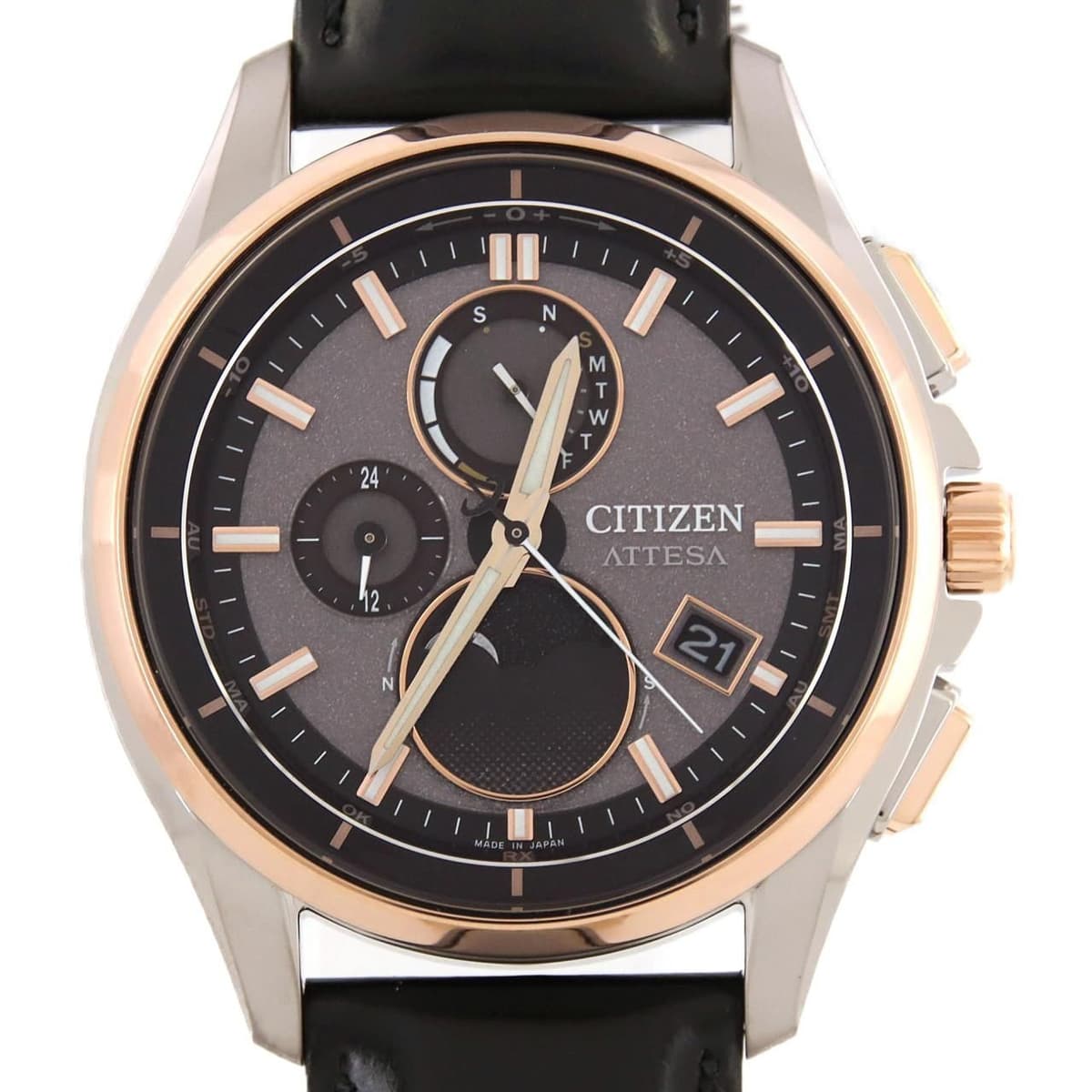 Citizen Attesa H874-005HK04/BY1004-17X Titanium Solar Radio Controlled