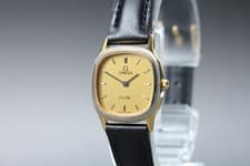 [Near MINT] Vintage 1984 OMEGA De Ville Cal.1375 Quartz Two-tone Women's Watch