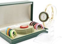 [w/Box] Gucci Change Bezel Watch 11/12 Gold  White Dial 12Colors Women's Watch