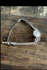 DEFECTIVE Omega 14 Kt Solid White Gold17 Jewels Watch Runs G3D