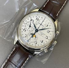 Longines Master Automatic Chronograph 42mm Full Calendar Moon-phase L27734783