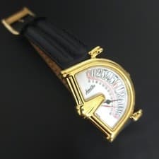 Jean d'Eve Sectora Retrograde Quartz Watch Gold Dial