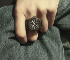 BEAMS BOY TIMEX Ring Watch Camper - Olive Color