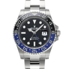 ROLEX Gmt Master Ii 126710BLNR Black Men's Used Watch #32631