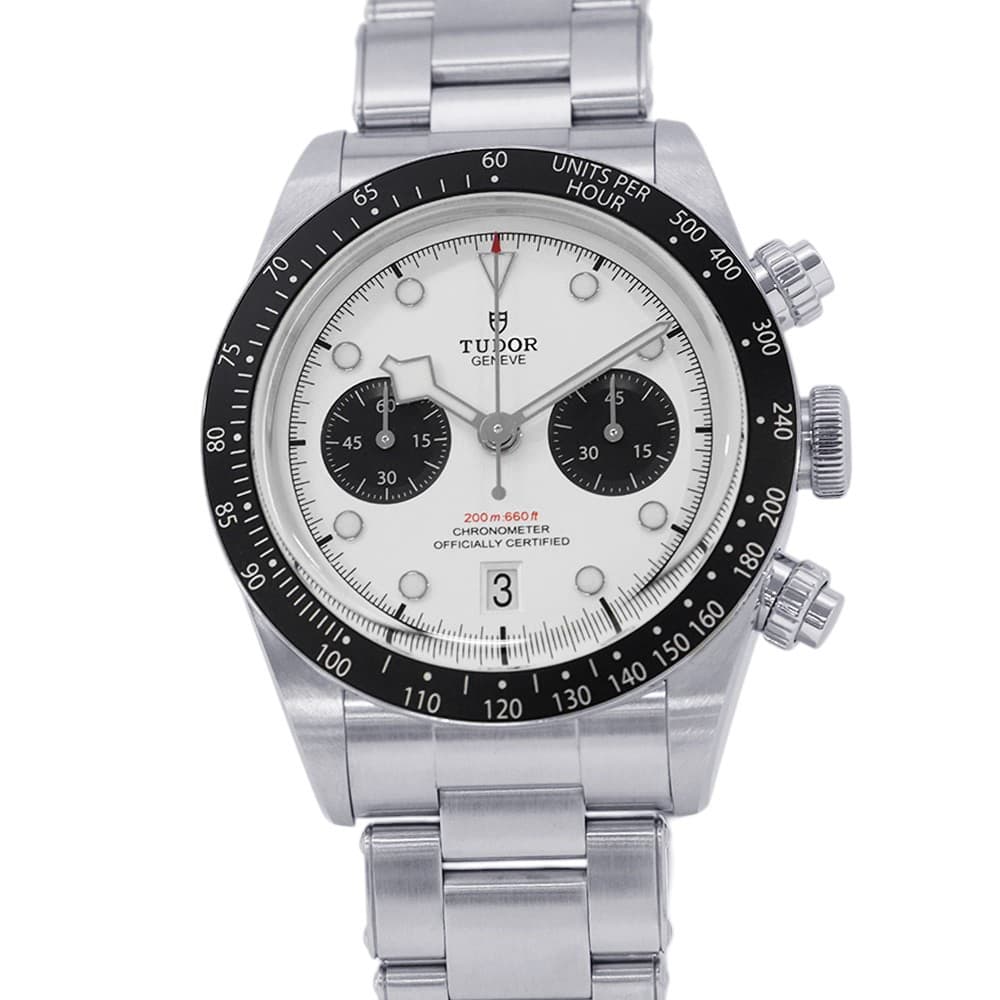 TUDOR Black Bay Chrono 41mm Stainless Steel White Dial M79360N-0012