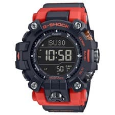 Casio G Shock GW 9500 1A4 Mudman Radio Solar Red Black Mud Resistant Mens Watch