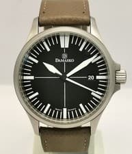 Damasko DS30L German Automatic Watch Submarine Steel Sporty Three-Hand Mint