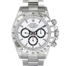 Rolex Cosmograph Daytona 16520 40mm SS White Dial Automatic Chronograph #KN015