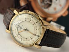 Vintage 1950's Jaeger-LeCoultre Memovox Men's 10k Gold Filled Watch