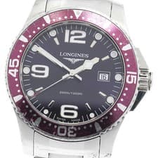 LONGINES L3.640.4 Hydro Conquest Date Quartz Men's _943705 Authentic From Japan