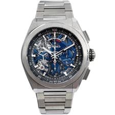 Zenith Defy El Primero 21 44mm Titanium Navy Dial Automatic Chronograph #KN172