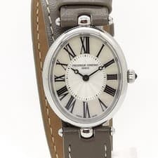 Frederique Constant Art Deco Double Tour MOP Quartz Watch Box Papers