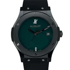 Hublot Classic Fusion 511.CM.5270.RX.MYOS 45mm Black Ceramic Green Dial #KN211