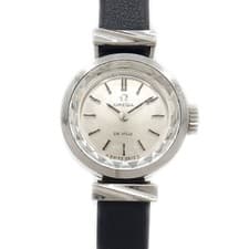 Omega DeVille Stainless Steel Watch Cal 485 Silver Dial Used