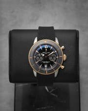 BREITLING UB0156H11B1S1 SUPEROCEAN HERITAGE B01 CHRONOGRAPH 42 BLACK DIAL BLACK