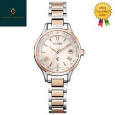 Citizen xC EC1165-51W Gold Silver HAPPY FLIGHT Eco-Drive NEW Japan Watch