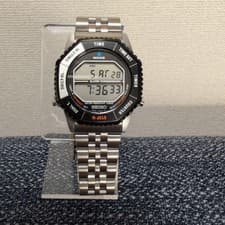 Seiko Digital Watch Waterproof Stainless Steel Band Limited Space Brothers Used
