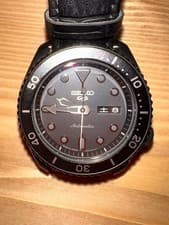 Seiko Mens Timepiece Leather Strap Wristwatch Classic Everyday Wear For Him