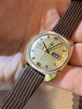 Vintage 1972 Gold Plated Bulova Accutron 2182 . Serviced. Clean And Beautiful