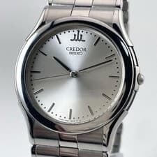 Seiko Credor Quartz Men's Silver 9581-6020 Working