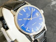 OMEGA Watch Geneva Blue Dial 136.011SP Cal.613 Case Diameter 34mm